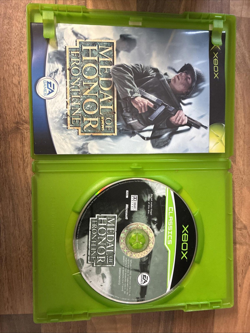 Medal of Honor: Frontline (Microsoft Xbox, 2002) Includes Manual