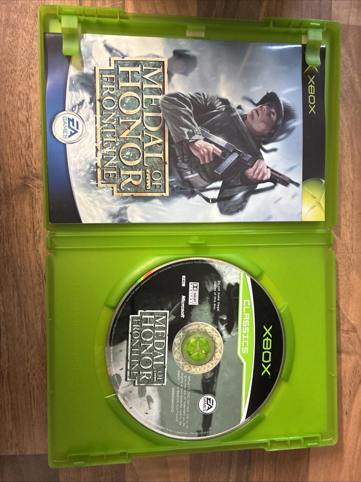Medal of Honor: Frontline (Microsoft Xbox, 2002) Includes Manual
