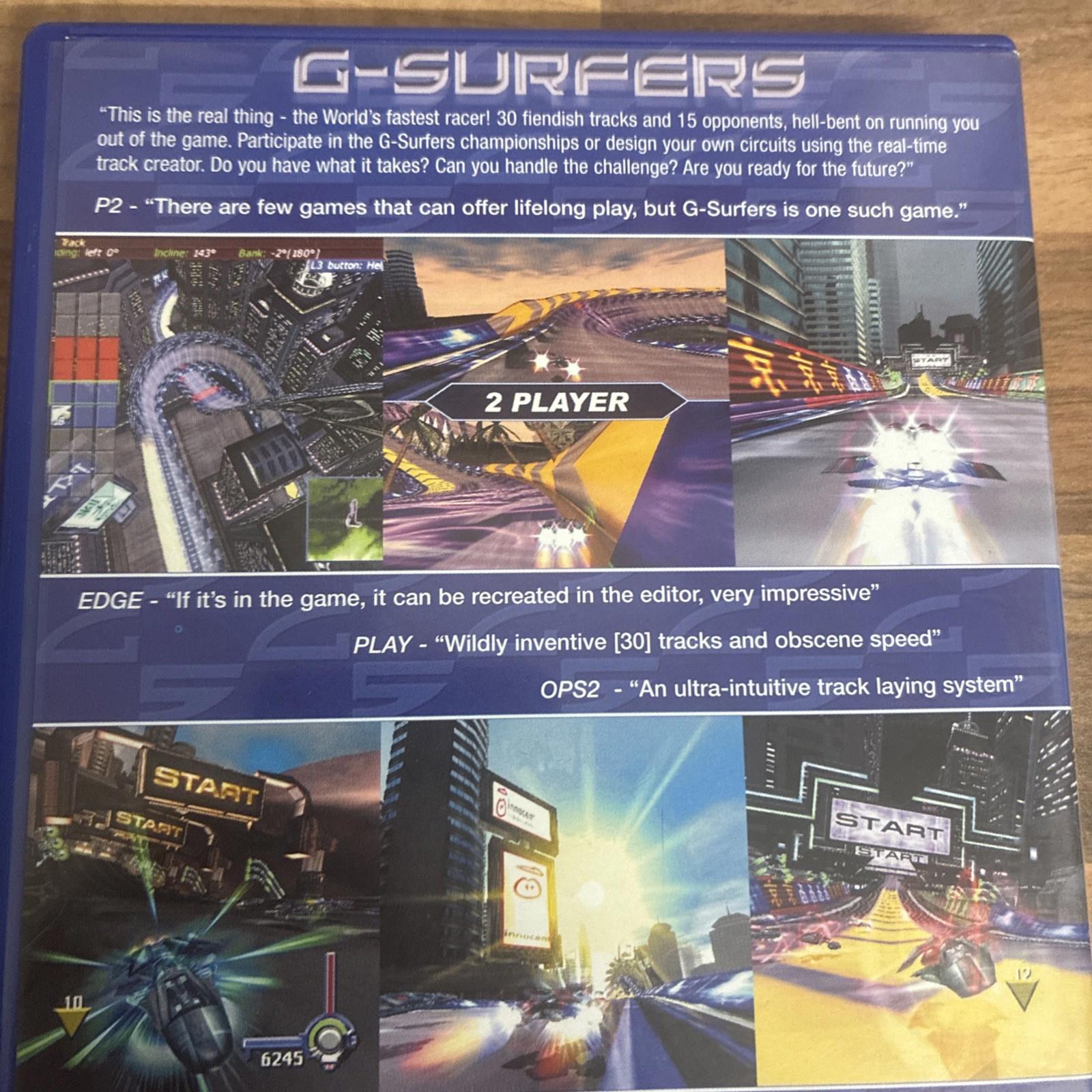 G-Surfers PS2 Sony Playstation 2  Complete Includes Manual
