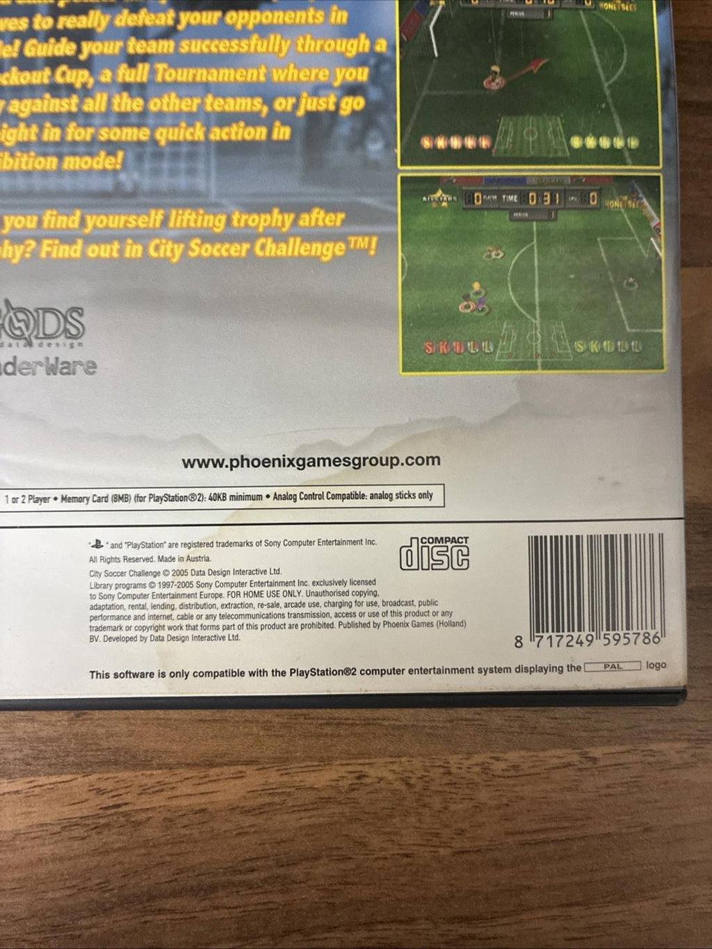 City Soccer Challenge (Sony PlayStation 2 PS2 2006) with Manual Near Mint