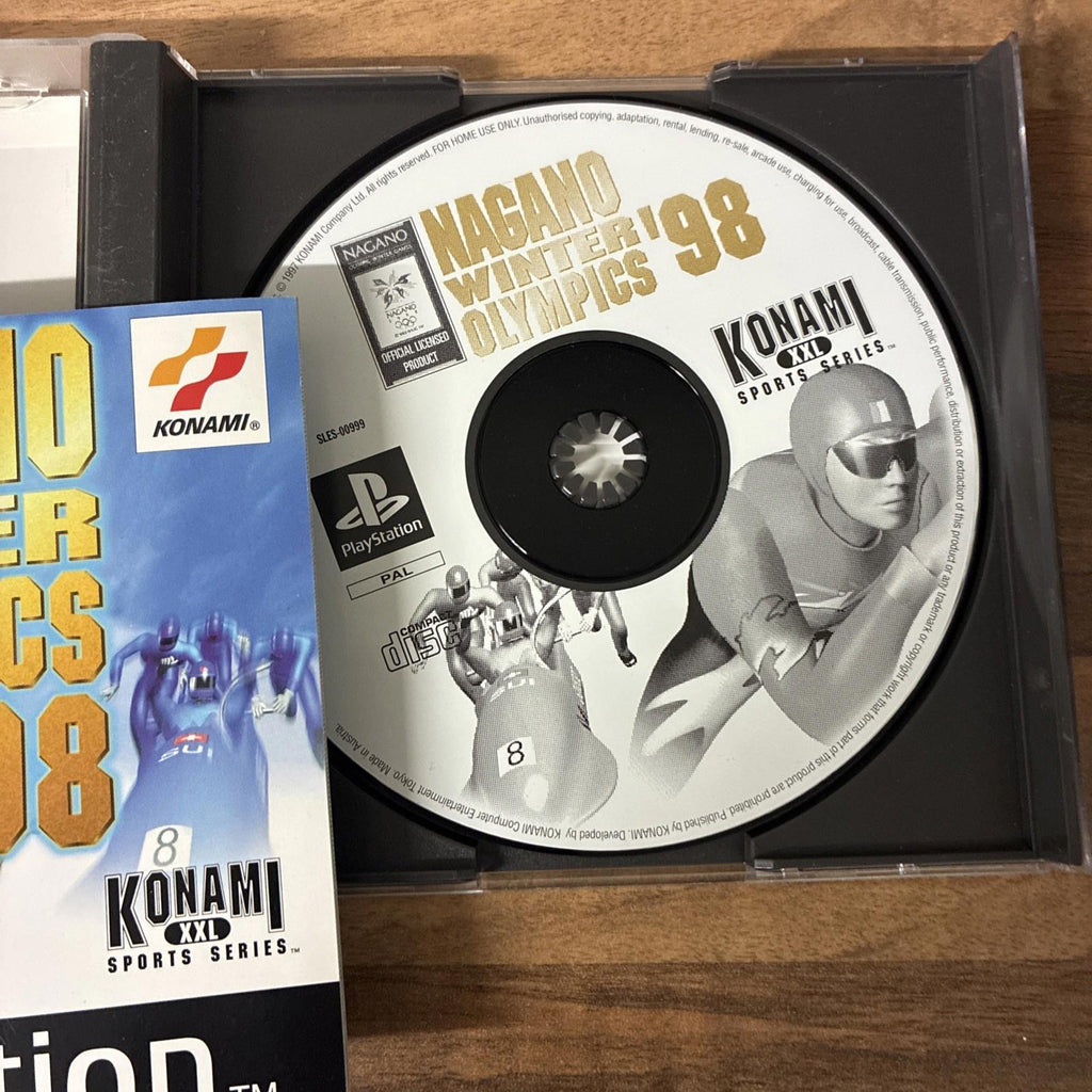 Sony PlayStation PS1 Nagano Winter Olympics '98 Complete Set with Manual