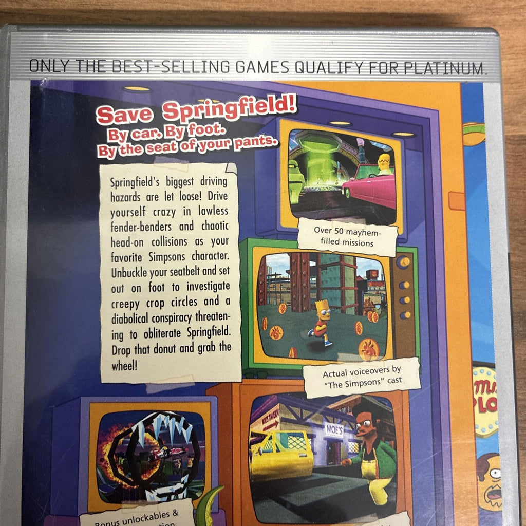 The Simpsons: Hit & Run -- Platinum (PlayStation 2, 2004)