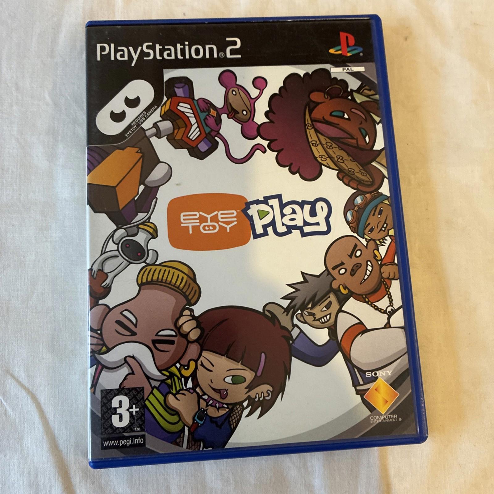 EyeToy : Play Sony PlayStation 2 PS2  - Complete With Manual - Good Condition.