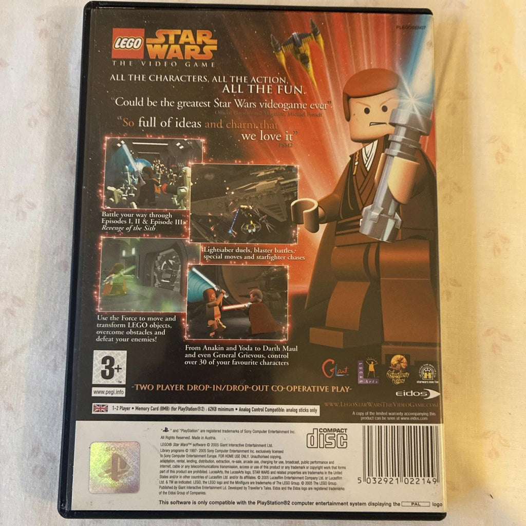 Lego Star Wars (Sony PlayStation 2, 2005) - US Version