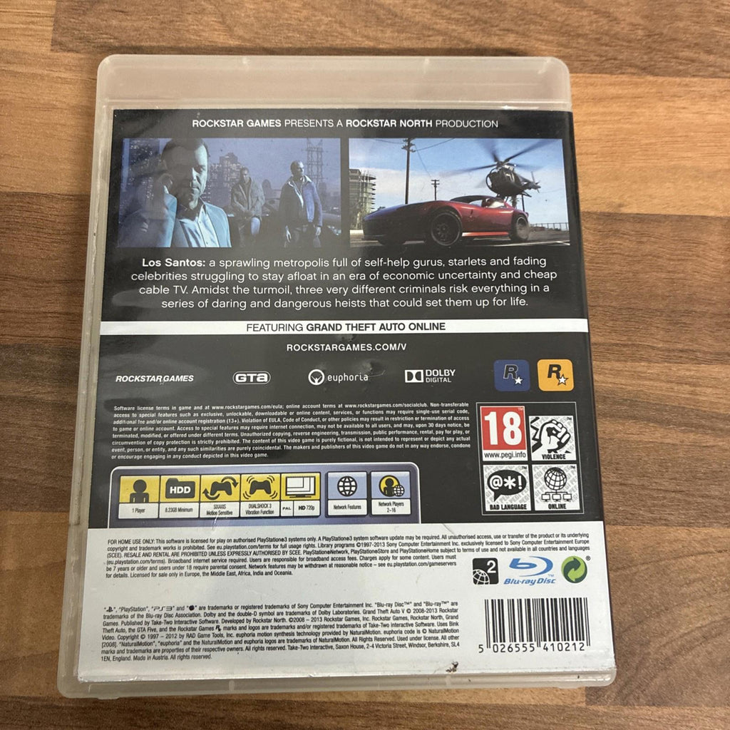 Grand Theft Auto V - Special Edition (Sony PlayStation 3, 2013)