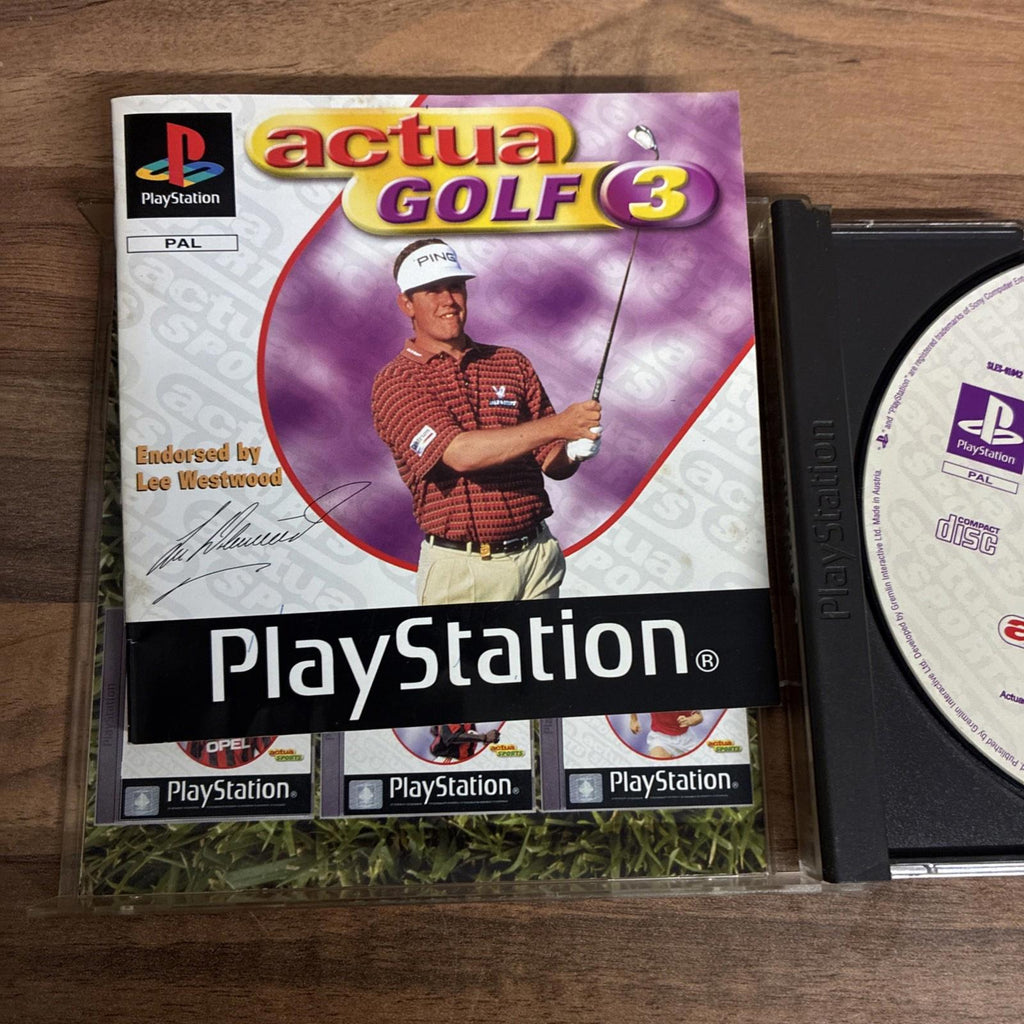 Actua Golf 3 - PlayStation 1 - Complete - Tested - PS1 Game