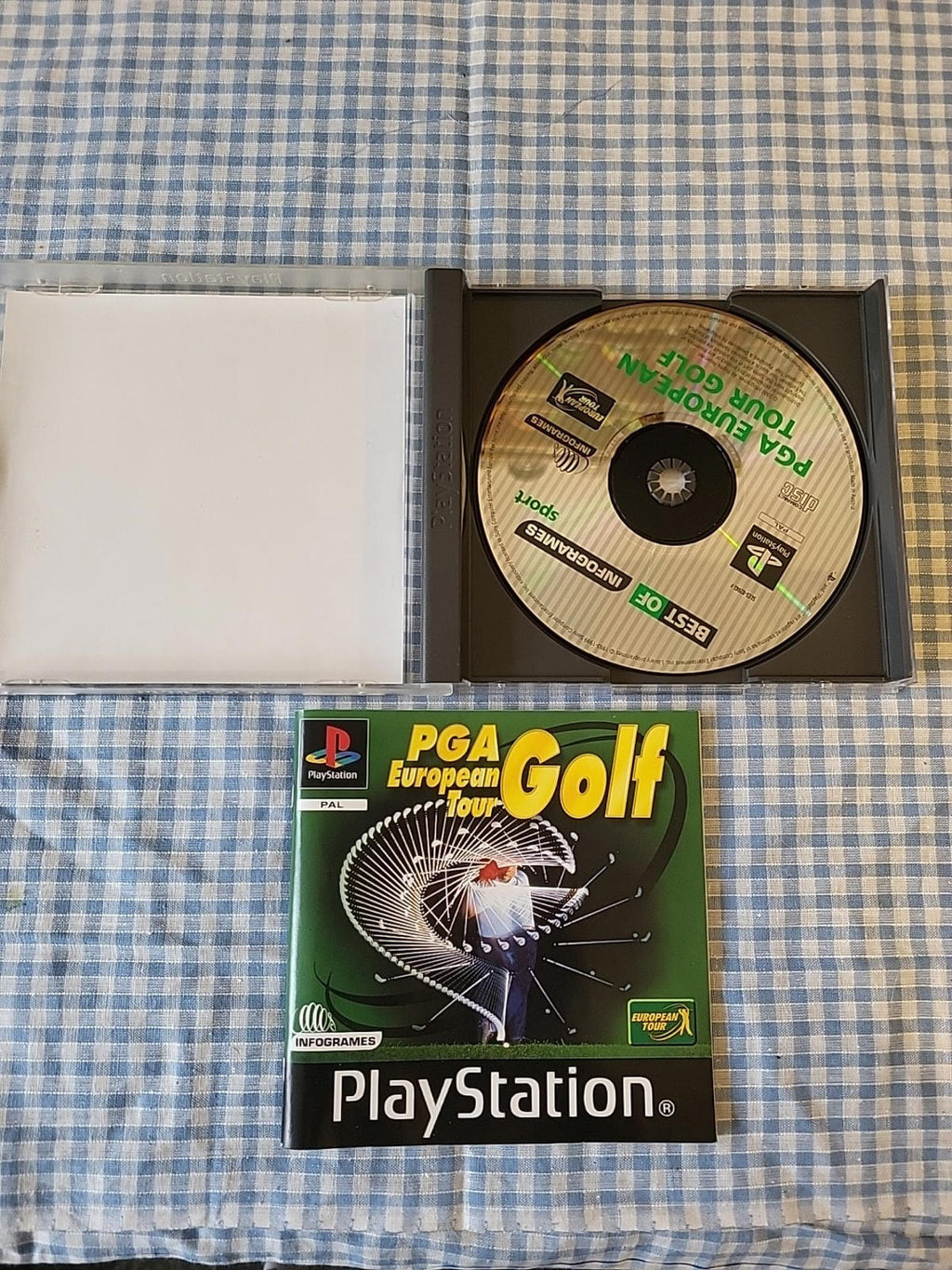 PGA European Tour Golf (PlayStation 2000) Video Game Mint Condition With Manual