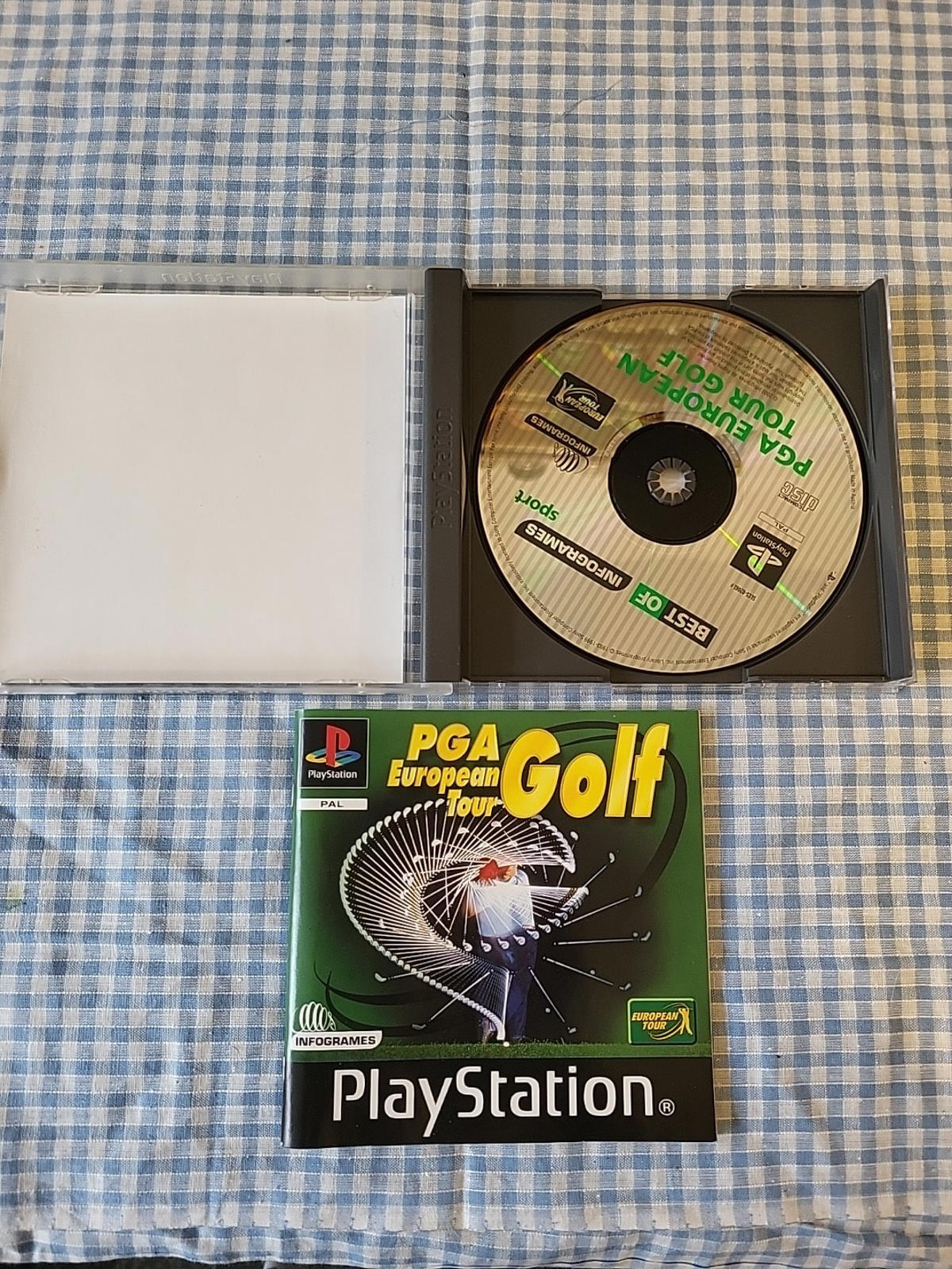 PGA European Tour Golf (PlayStation 2000) Video Game Mint Condition With Manual