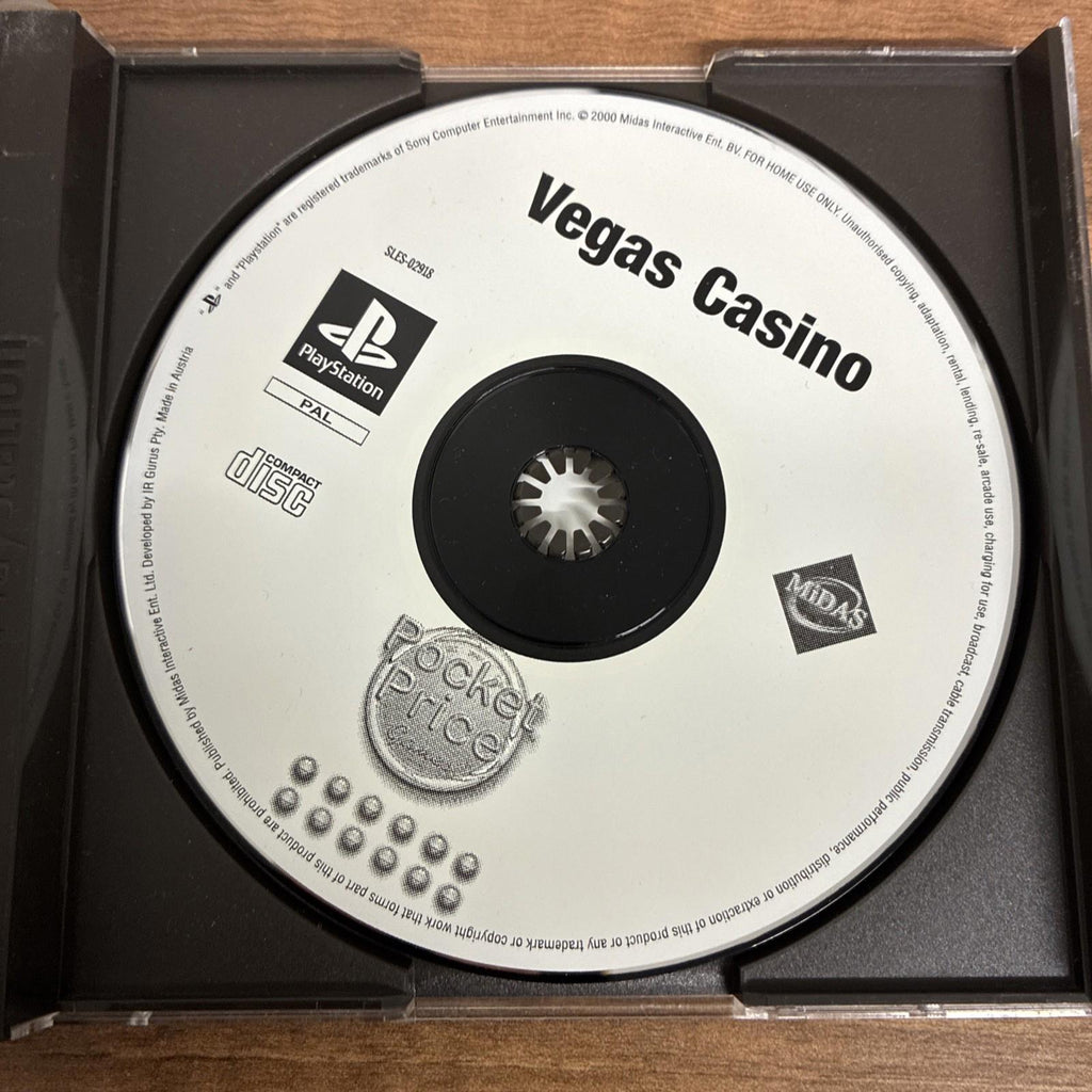 Las Vegas Casino (Sony PlayStation 1, 2000) - US Version