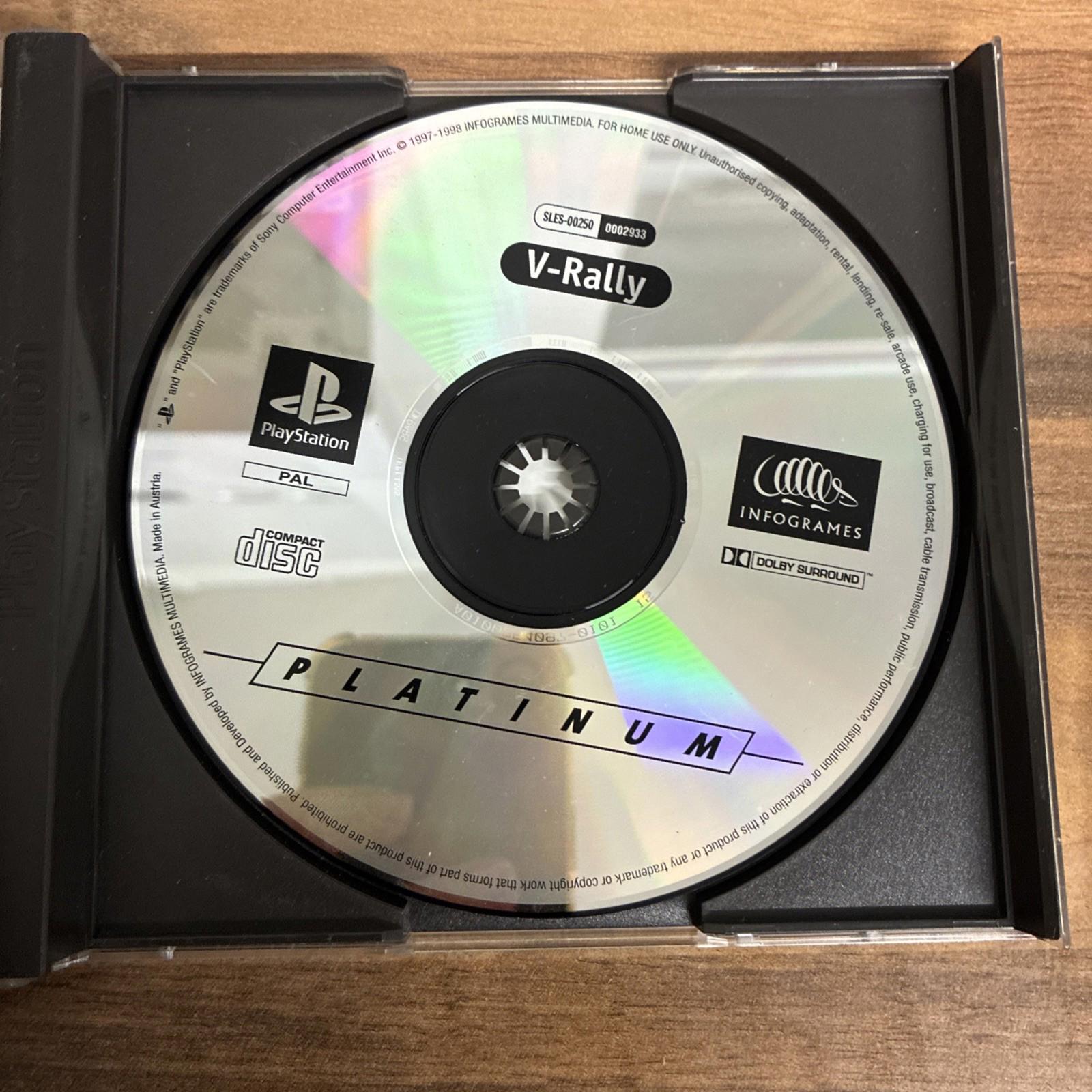 Sony Playstation 1 PS1 Game V-Rally Championship Edition Boxed Platinum