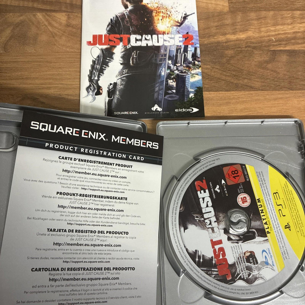 Just Cause 2 -- Platinum Edition (Sony PlayStation 3, 2010) - European Version