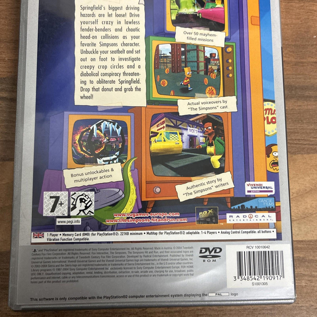 The Simpsons: Hit & Run -- Platinum (PlayStation 2, 2004)