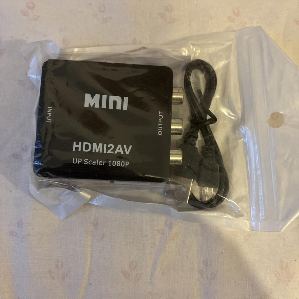HDMI2AV Mini Converter HDMI To AV Adapter HDMI to RCA 1080P HD Video Audio