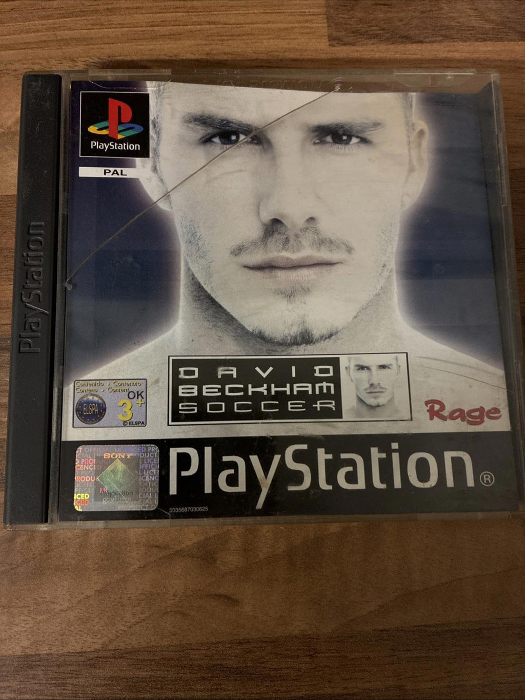 David Beckham Soccer - Sony Playstation PS1 Complete With Manual
