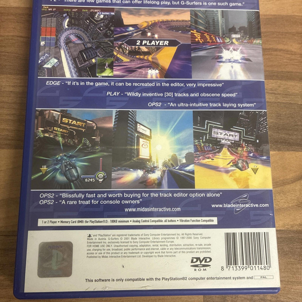 G-Surfers PS2 Sony Playstation 2  Complete Includes Manual