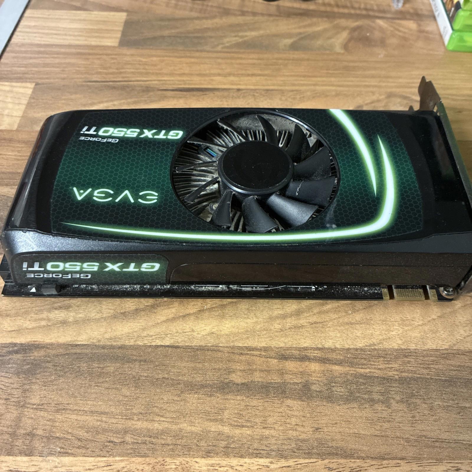 EVGA GeForce GTX 550 Ti (1024 MB)Graphics Card Working condition comes. HDMI