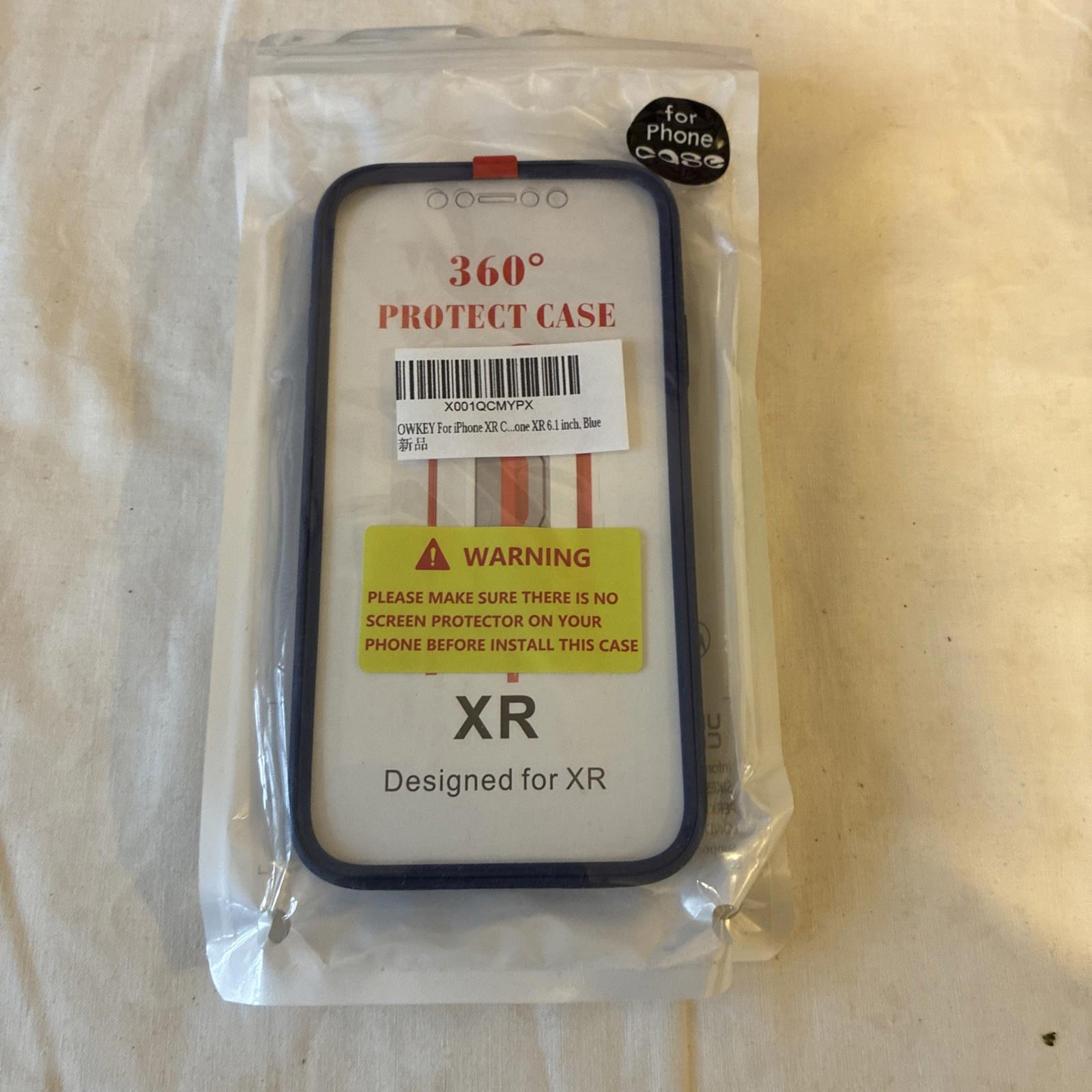 Case For iPhone XR In Blue Shockproof Silicone Cover Brand New
