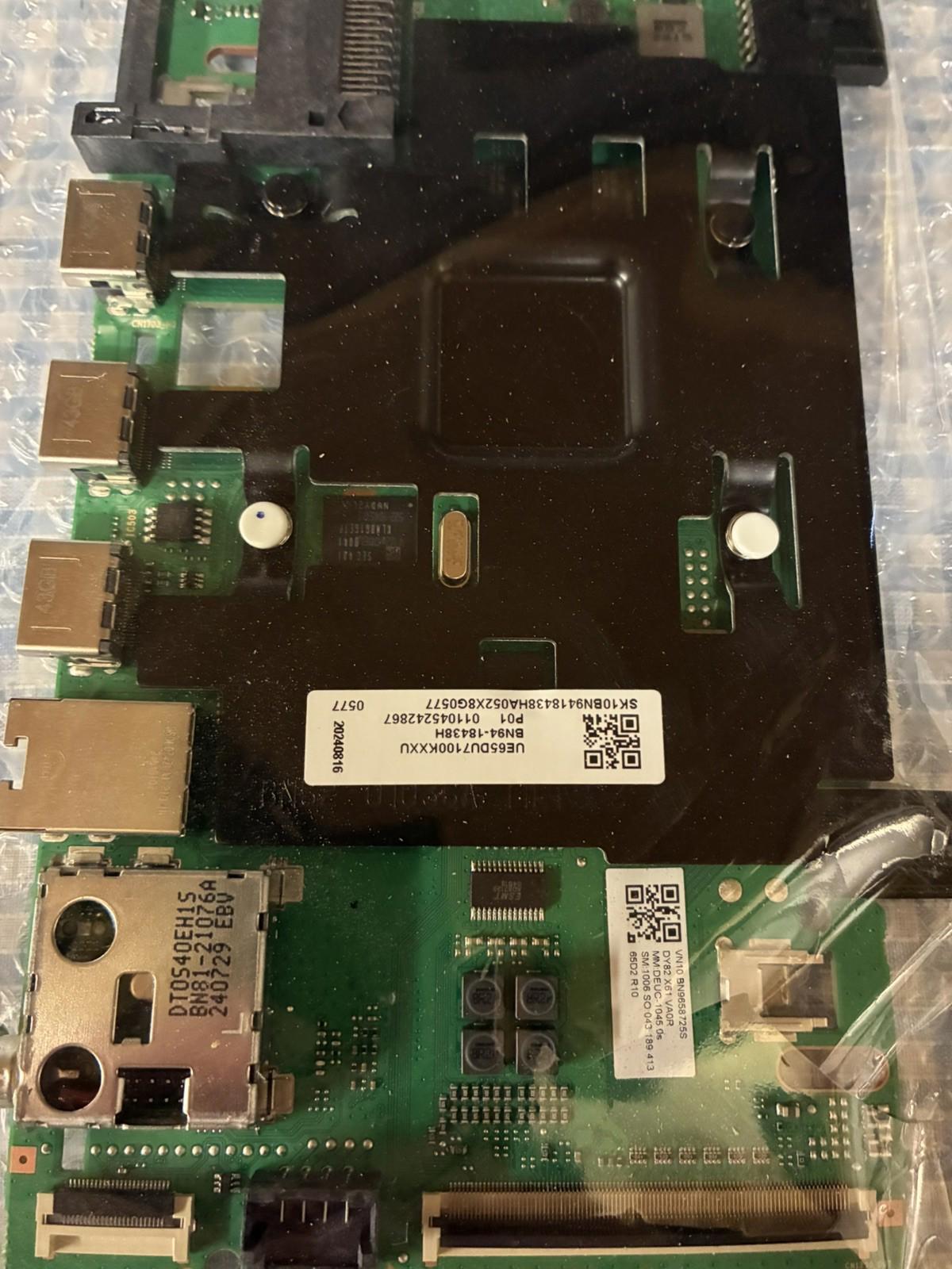 Samsung Ue43Du7100 Main Board Bn94-18438F used around 6 months working cond