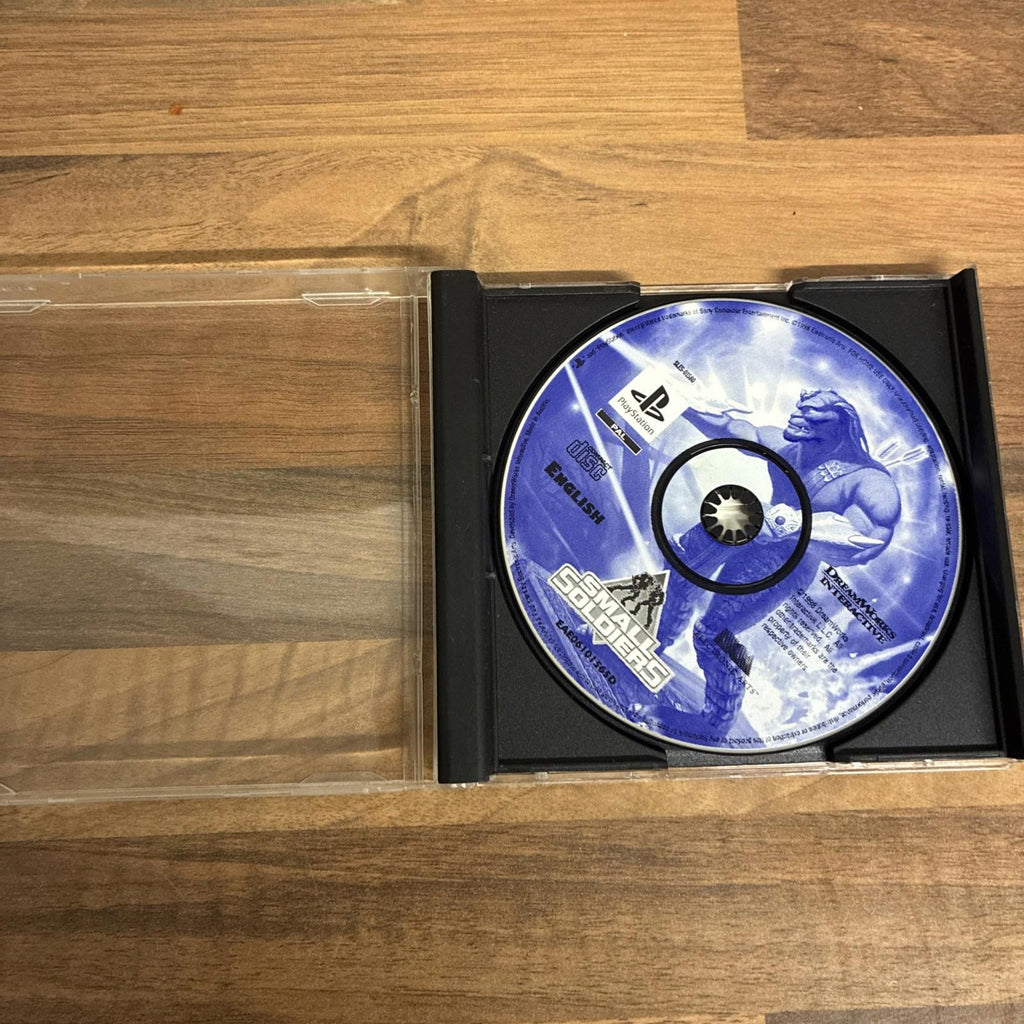 SONY PLAYSTATION PS1 - SMALL SOLDIERS CIB BLACK LABEL no cover/no manual