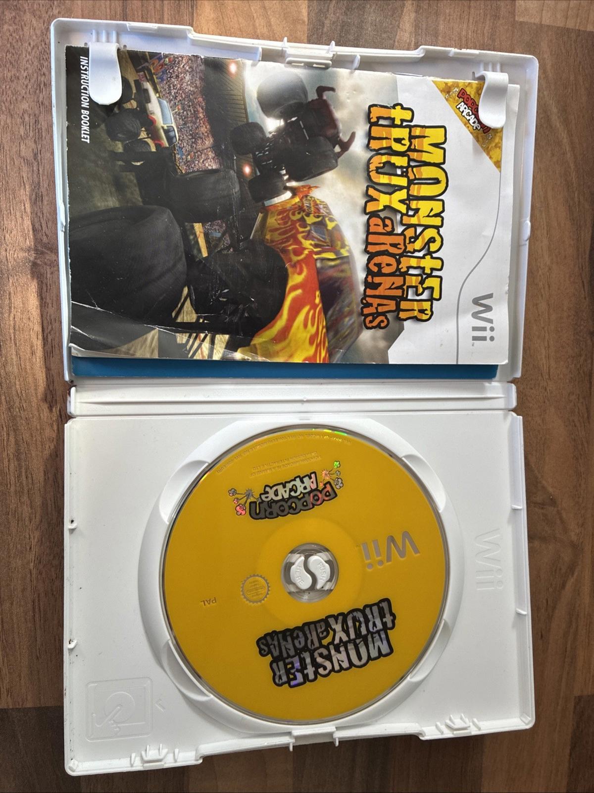 Monster Trux Arenas Wii Game With Manual