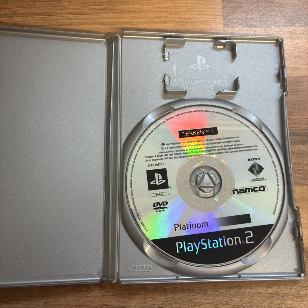 Tekken 4 -- Platinum Edition (Sony PlayStation 2, 2003) - European Version