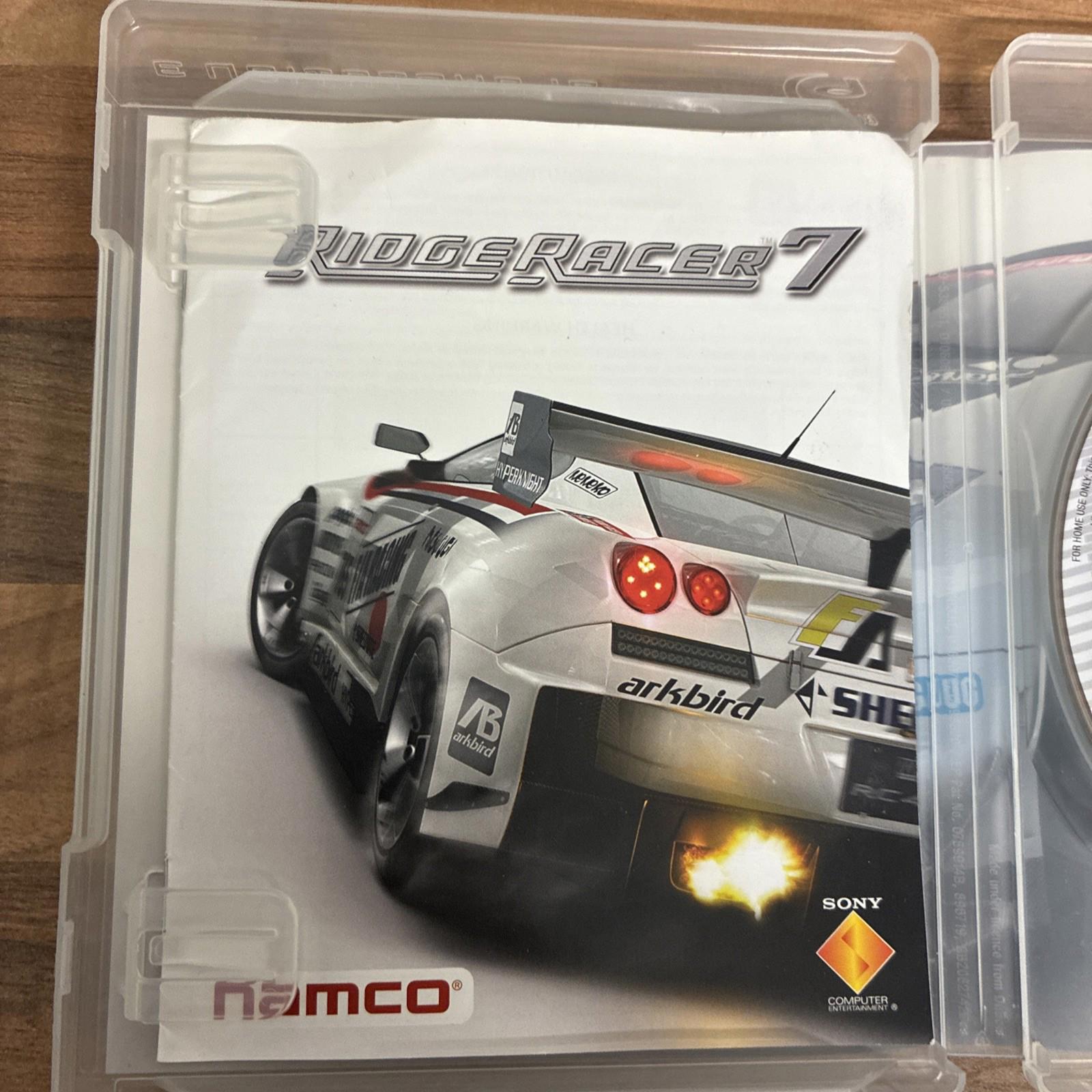 RIDGE RACER 7 PlayStation 3 game PS3 with manual