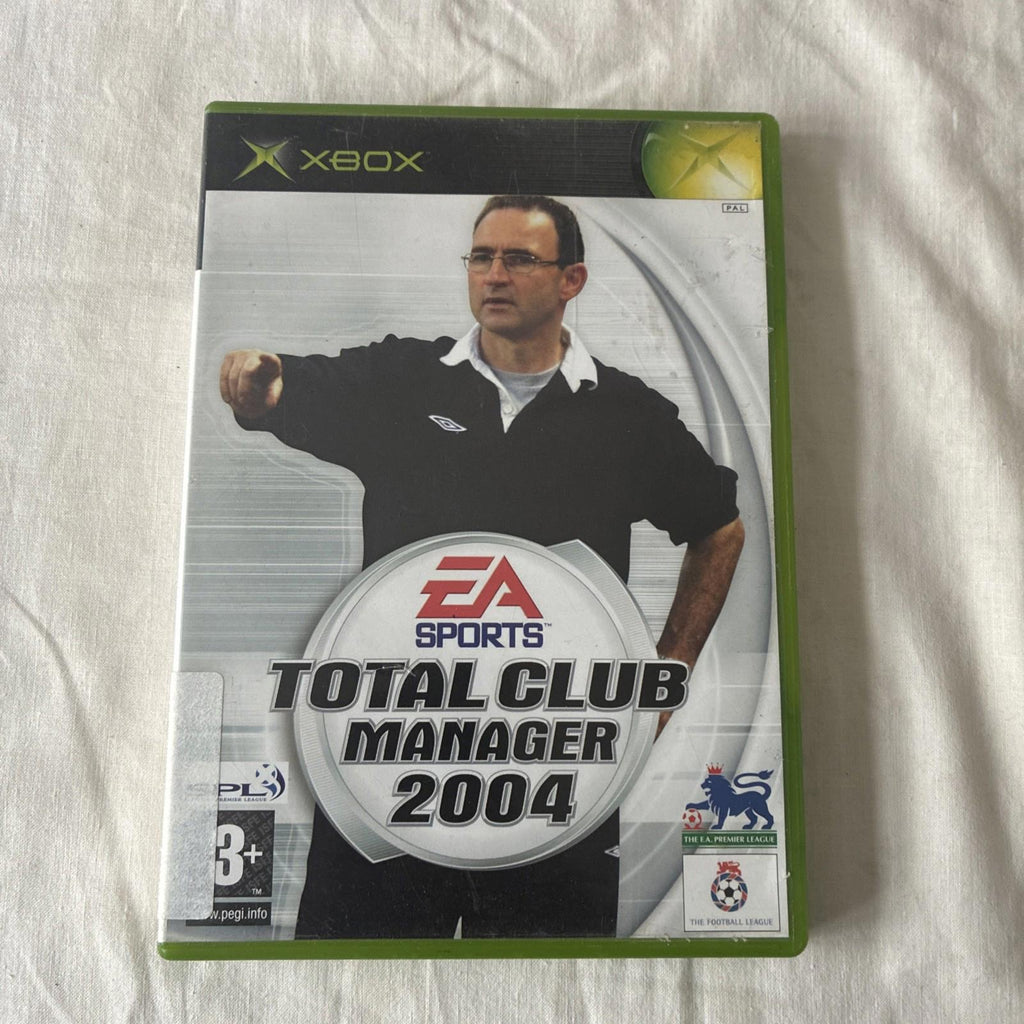 Total Club Manager 2004 (Microsoft Xbox, 2003) With Manual
