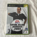 Total Club Manager 2004 (Microsoft Xbox, 2003) With Manual
