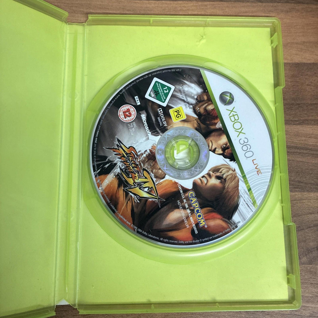 Near Mint Street Fighter IV Xbox 360 Classic Fighting Action very good condition