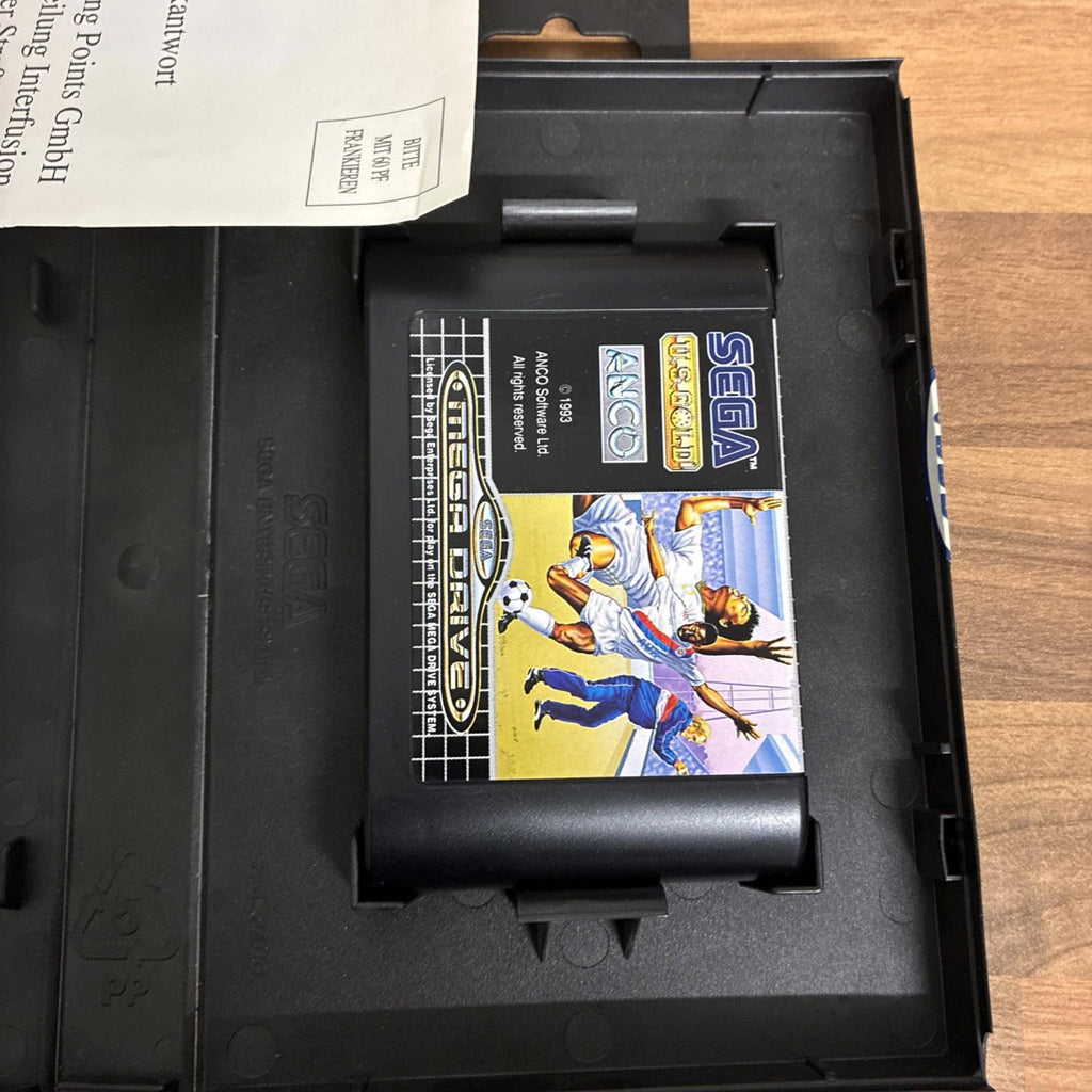 Super Kick Off Sega Mega Drive 1991 Boxed Retro Football Game Manual Untested
