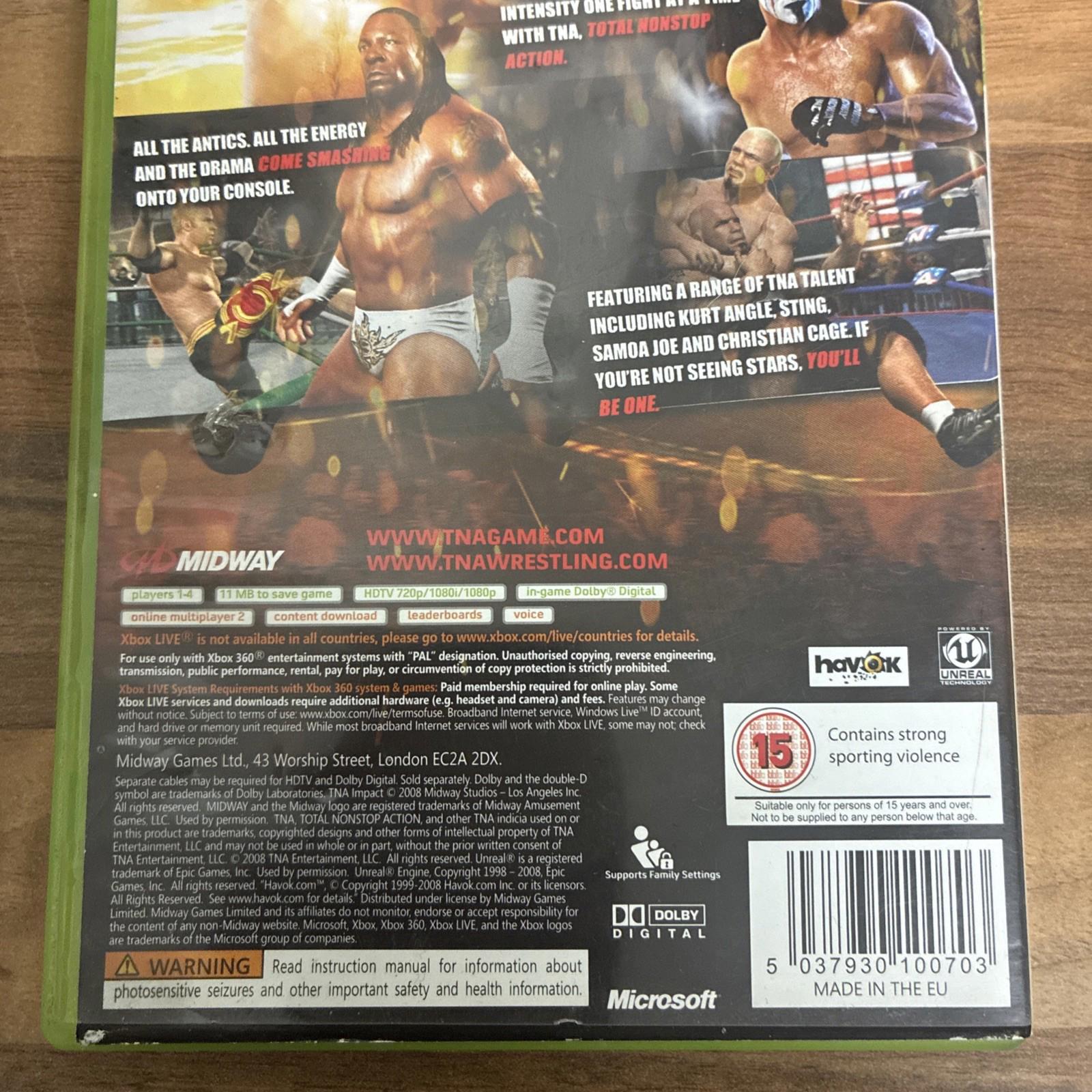 TNA Impact (Xbox 360 2008) Video Game