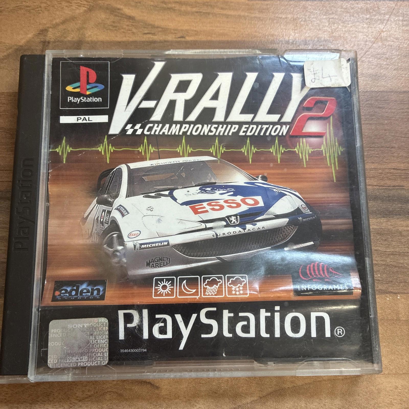 V Rally 2 Championship Edition - PlayStation 1  - Tested - PS1