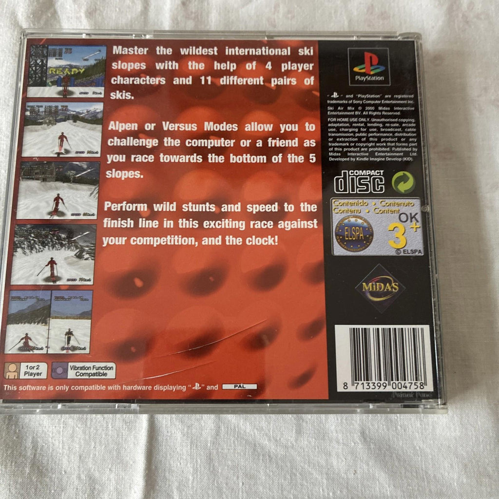 Ski Air Mix (Sony PlayStation 1, 2000) - European Version With Manual