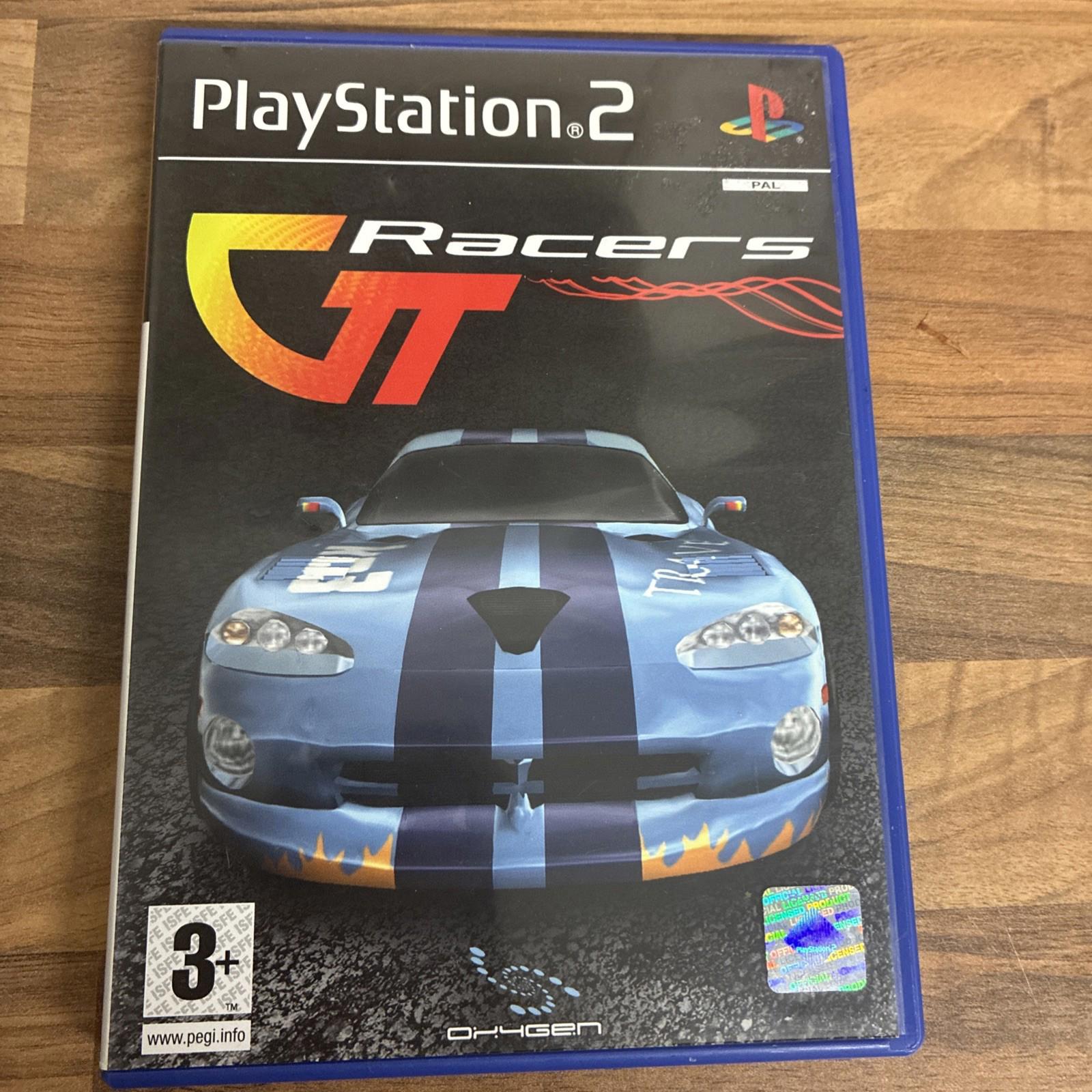 GT RACERS PlayStation 2 PS2 game with manual