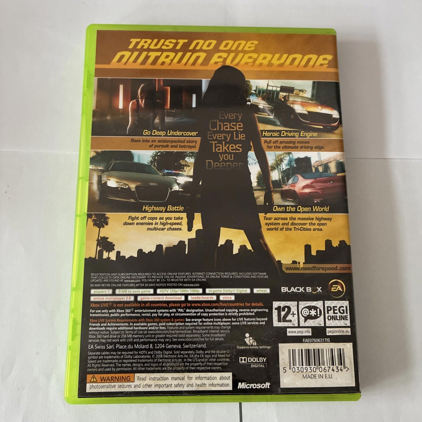 Need for Speed: Undercover (Microsoft Xbox 360, 2008)