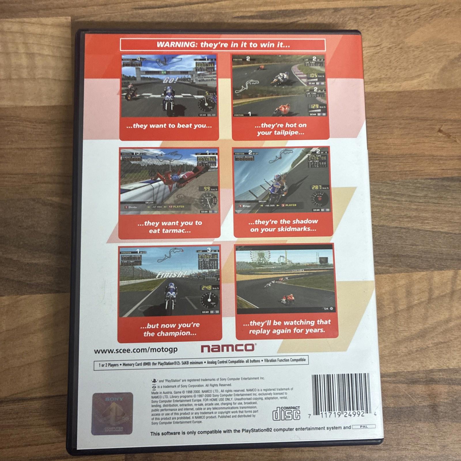 Moto GP Racing Sony PlayStation 2 Complete Edition PS2 Complete mint!