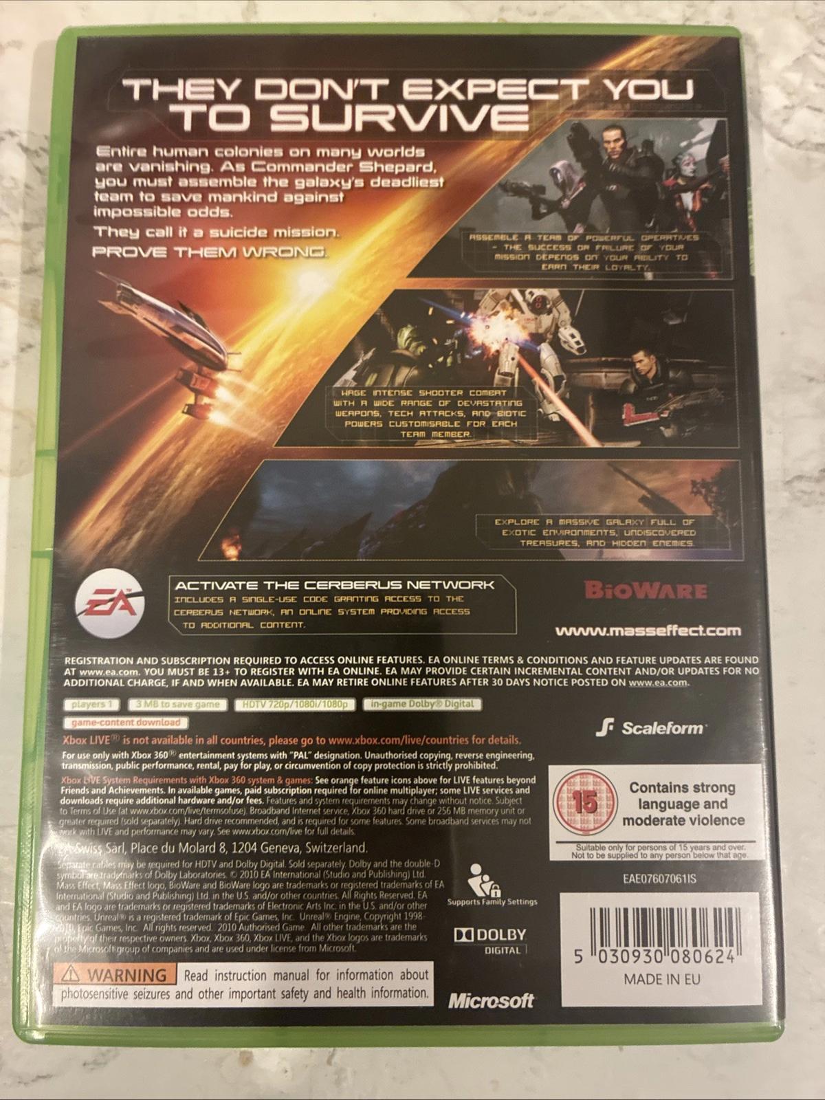Mass Effect 2 (Xbox 360) PEGI 18+ Adventure Incredible Value and Mint Condition