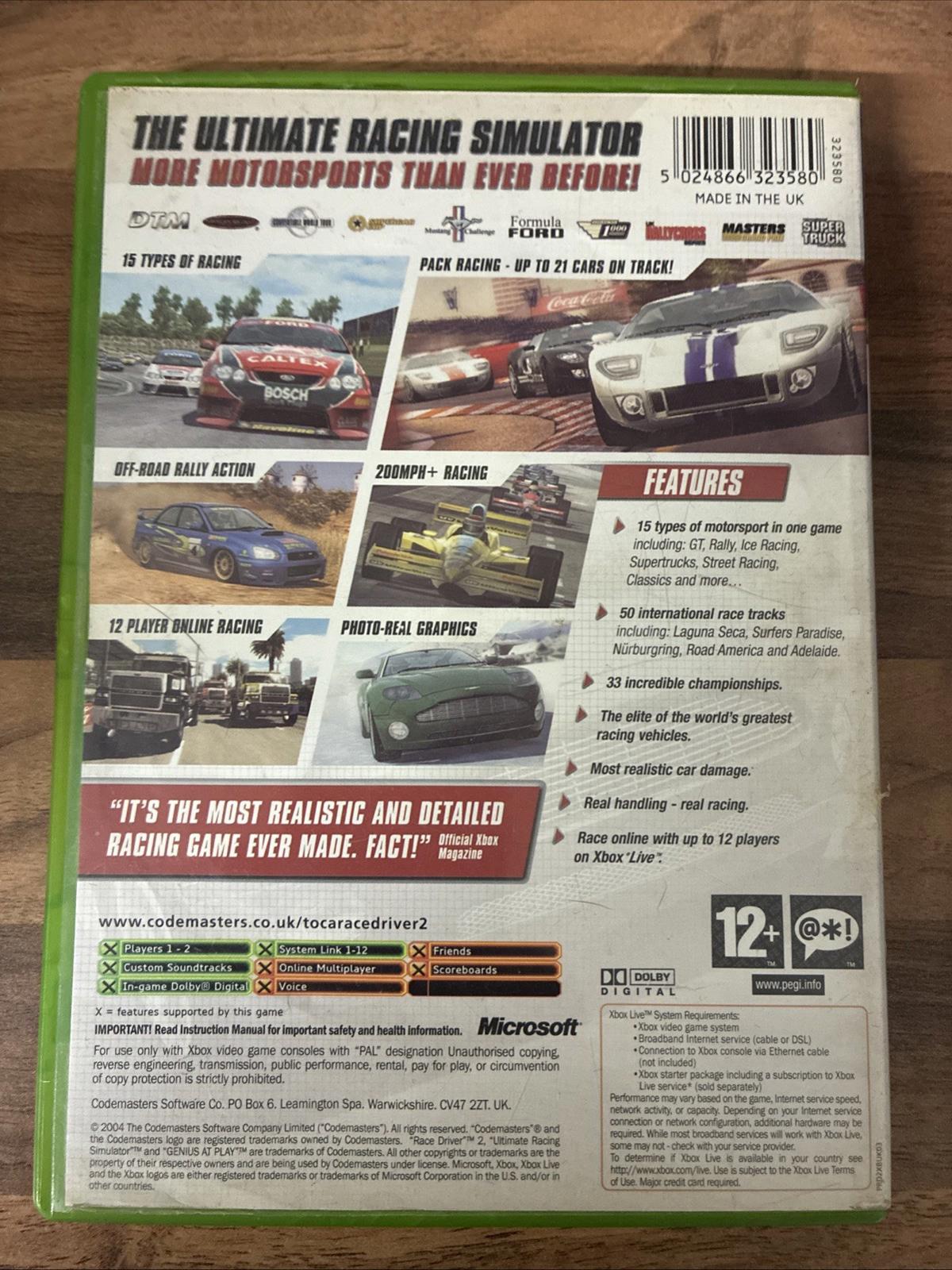 TOCA Race Driver 2 (Microsoft Xbox, 2004)
