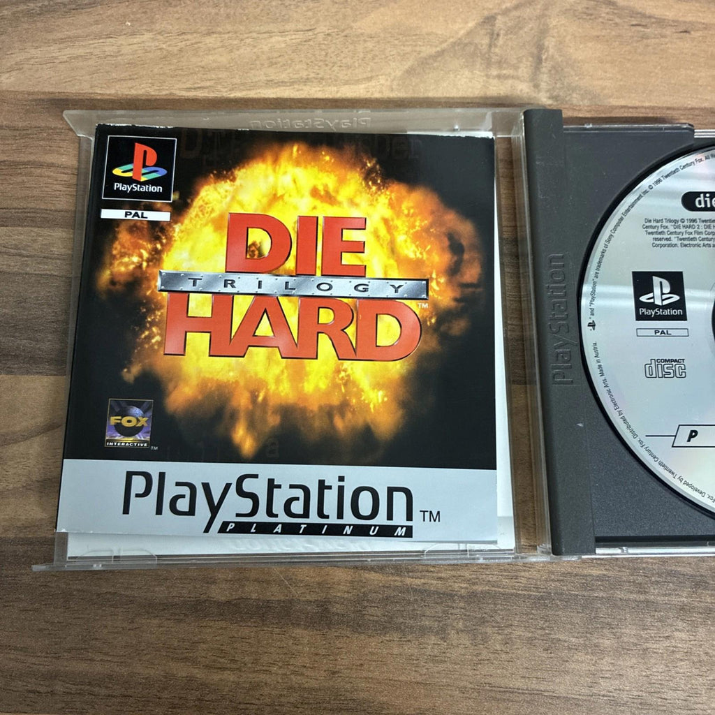 Die Hard Trilogy PlayStation 1 PS1 Game PAL Complete with Manual