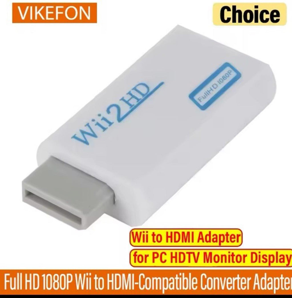 Wii TO HDMI Converter Wii2HDMI with 3.5mm Audio Video Output