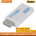 Wii TO HDMI Converter Wii2HDMI with 3.5mm Audio Video Output