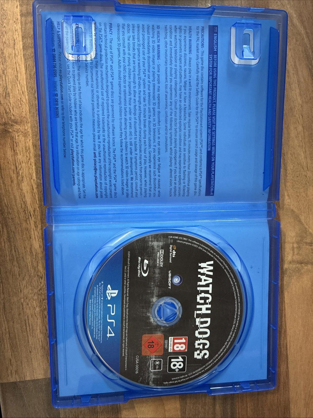 Watch Dogs by Ubisoft Video Game for Sony PlayStation 4