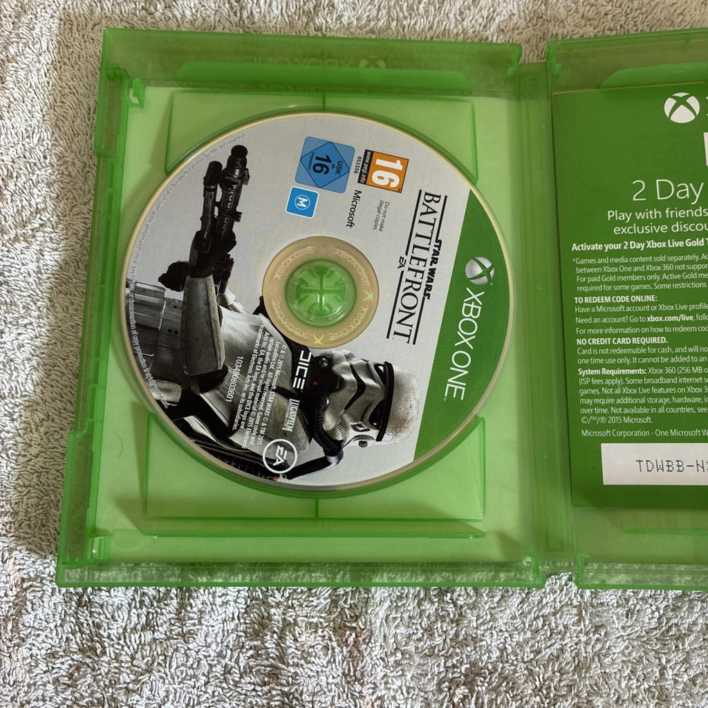 Star Wars: Battlefront (Microsoft Xbox One, 2015).  Very Good Condition