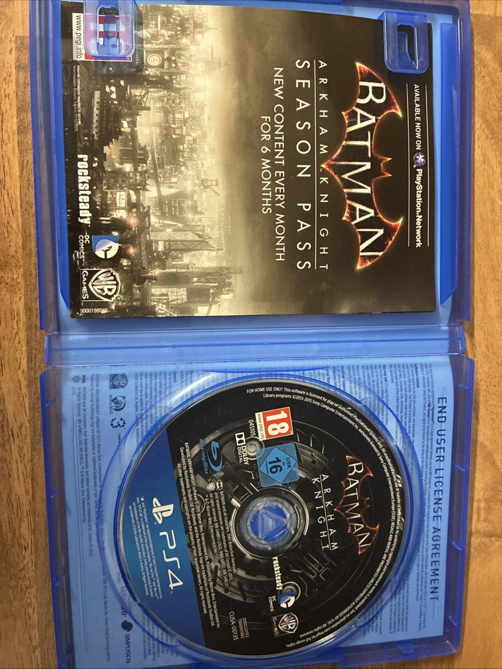 Batman: Arkham Knight (Sony PlayStation 4, 2015)