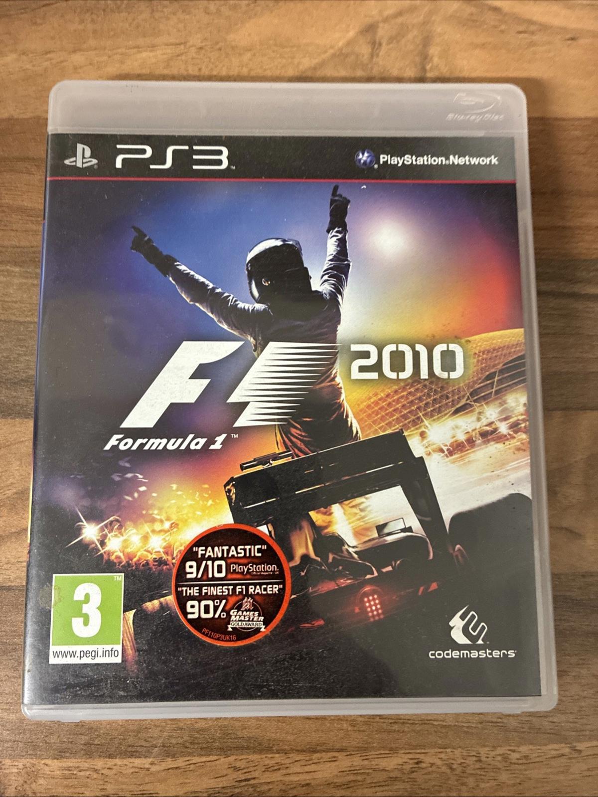 F1 2010 (Sony PlayStation 3, 2010) With Manual