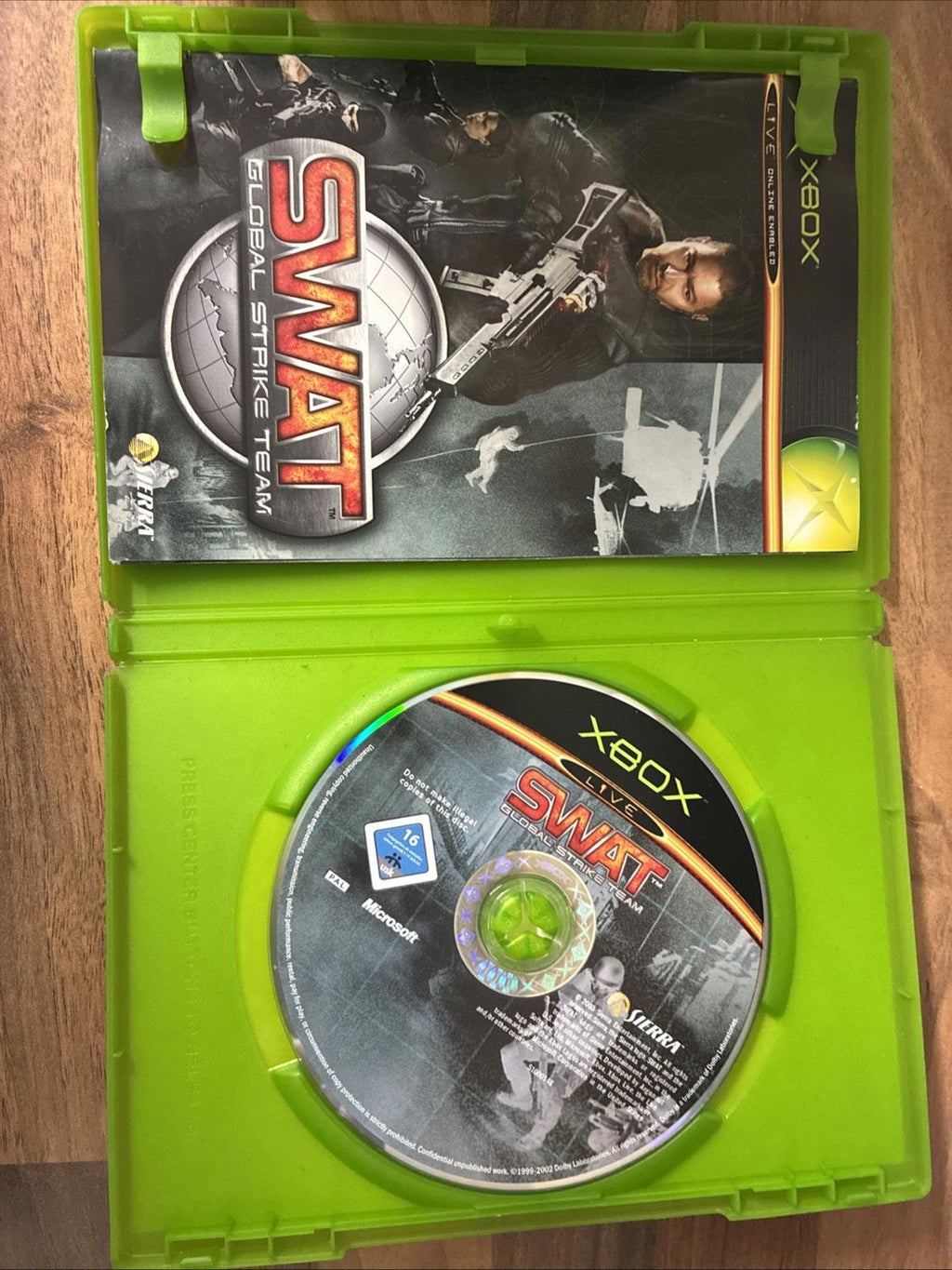 SWAT: Global Strike Team (Microsoft Xbox, 2003) - European Version With Manual