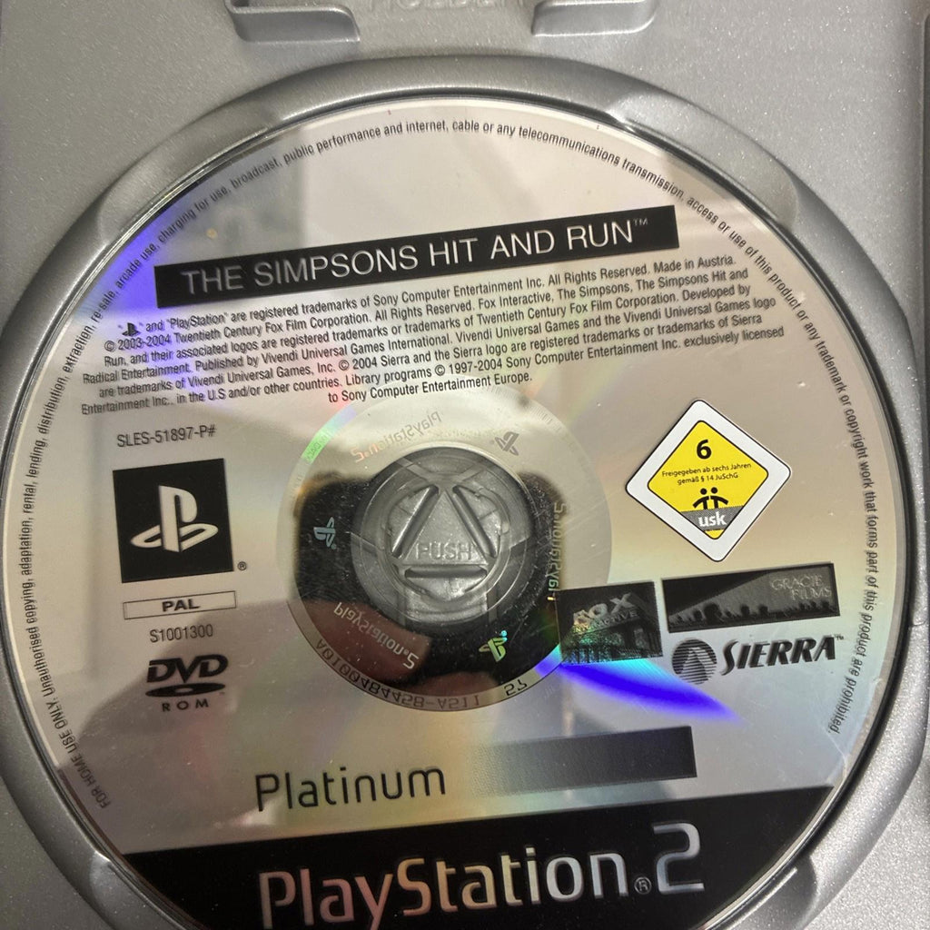 The Simpsons: Hit & Run -- Platinum (PlayStation 2, 2004)
