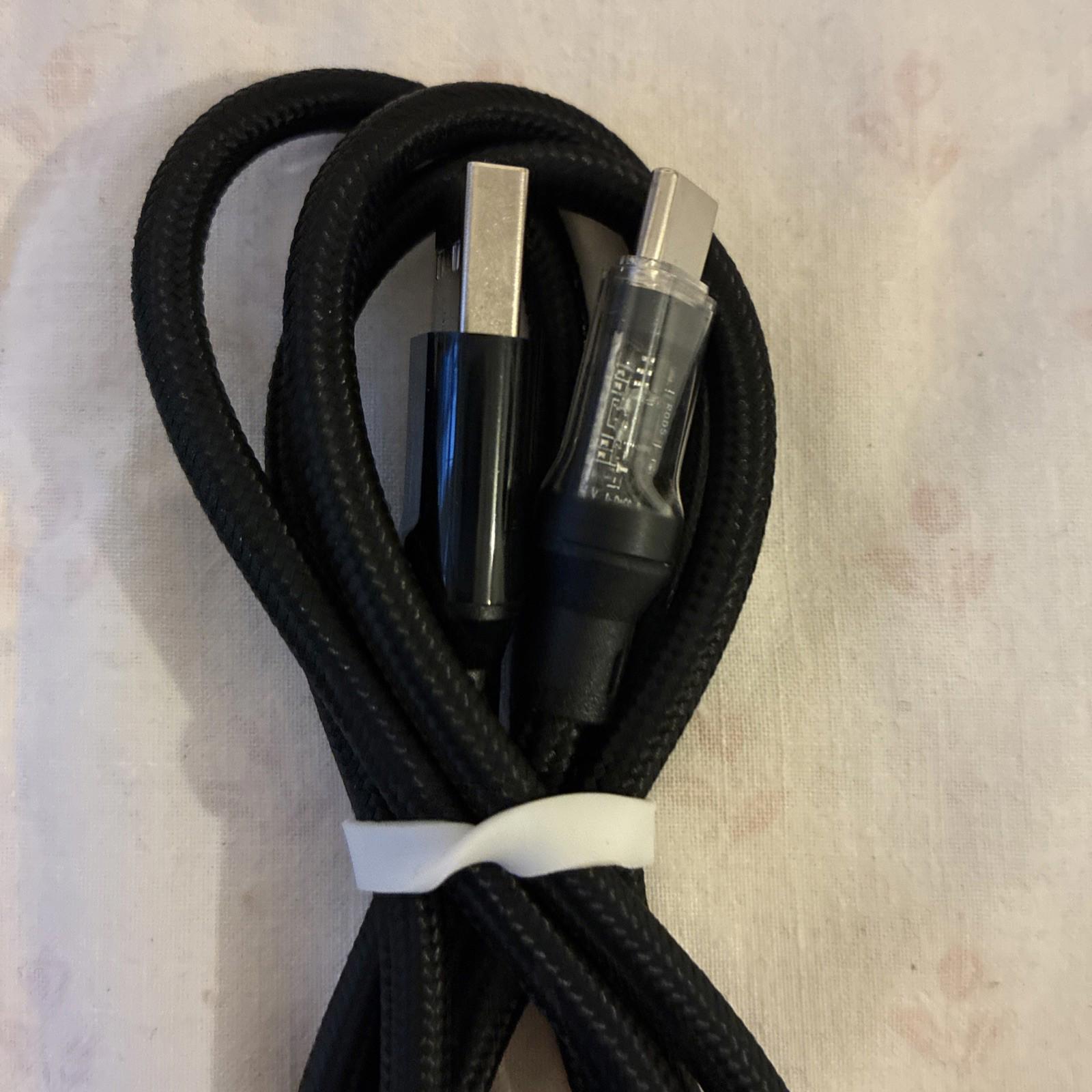 120w Super Fast USB Type-C Charging Cable Braid Phone Charger Lead with Display