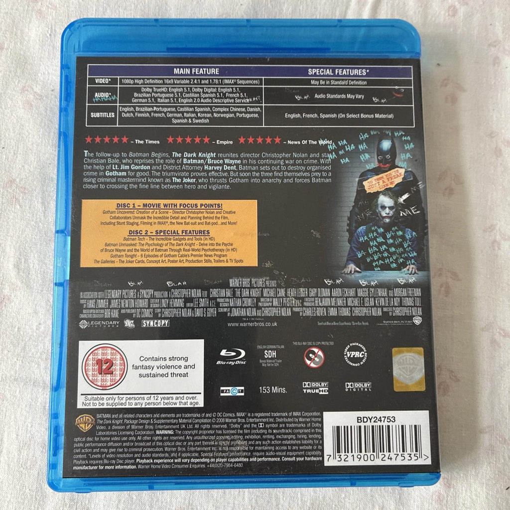The Dark Knight (Blu-ray, 2008)