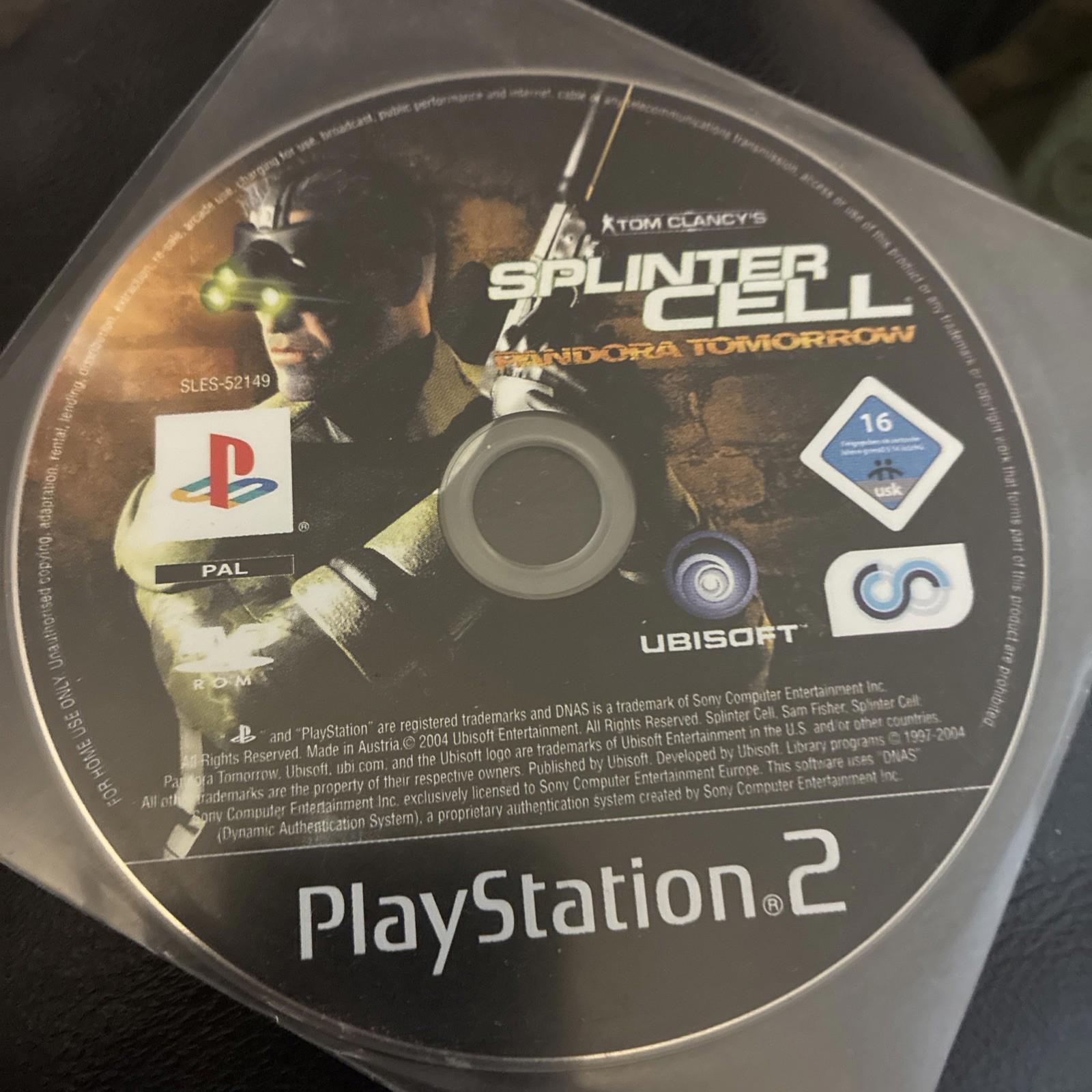 Tom Clancy's Splinter Cell: Pandora Tomorrow - PS2 - Disc Only